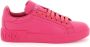 Dolce & Gabbana Fuchsia Portofino Sneakers met Rubber Logo Pink Dames - Thumbnail 1