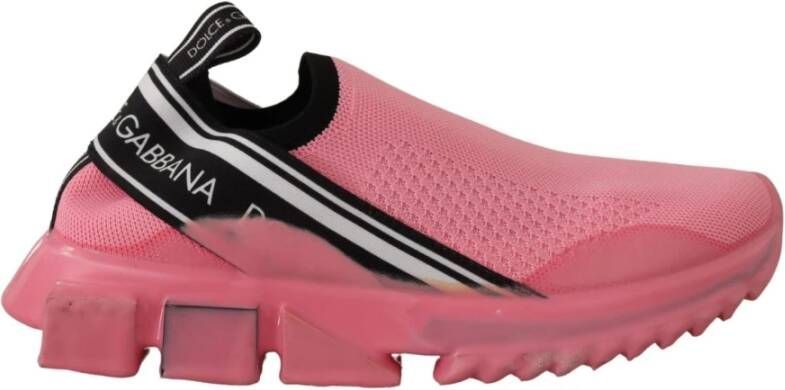 Dolce & Gabbana Slip sorrento sneakers low top Roze Dames