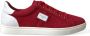 Dolce & Gabbana Rode Suède Leren Lage Sneakers Red Heren - Thumbnail 7