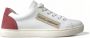 Dolce & Gabbana Witte Roze Leren Lage Sneakers Multicolor Heren - Thumbnail 4