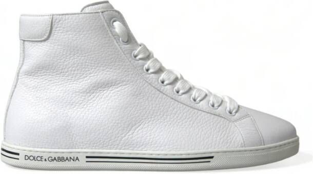 Dolce & Gabbana Witte High Top Saint Tropez Sneakers White Heren