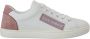 Dolce & Gabbana Witte Roze Leren Lage Sneakers Multicolor Heren - Thumbnail 1