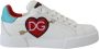 Dolce & Gabbana Leren Sneakers voor Dames Stijlvol en Praktisch White Dames - Thumbnail 1