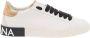 Dolce & Gabbana Witte Zwarte en Goudkleurige Portofino Lage Sneakers White Dames - Thumbnail 1