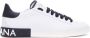 Dolce & Gabbana Heren Portofino Vintage Sneaker Wit White Heren - Thumbnail 1