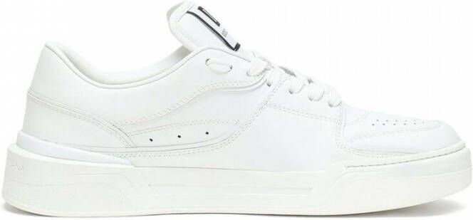 Dolce & Gabbana Nieuwe Roma Sneakers met Geperforeerde Details White Heren