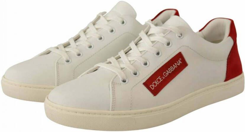 Dolce & Gabbana Witte Sacred Heart Lage Top Sneakers - Foto 3