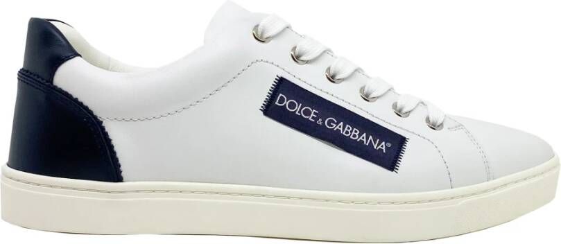 Dolce & Gabbana Leren sneakers voor heren Cs1640 B55261_ 89951 White Heren