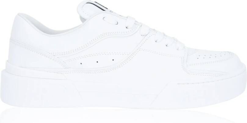 Dolce & Gabbana Nieuwe Roma Sneakers met Geperforeerde Details White Heren