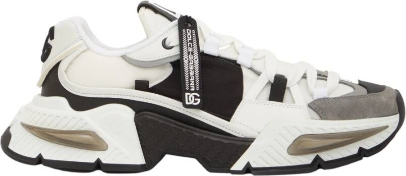 Dolce & Gabbana Multigekleurde sneakers met reliëf en monogramdetails Black Heren