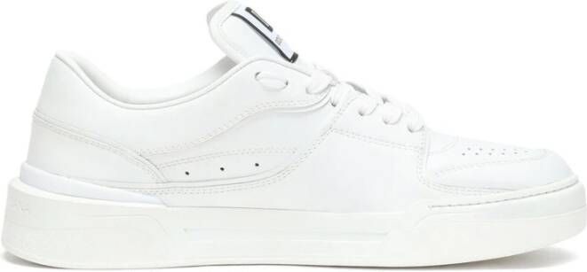 Dolce & Gabbana Nieuwe Roma Sneakers met Geperforeerde Details White Heren