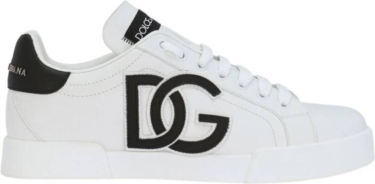 Dolce & Gabbana Italiaanse Sneakers met Uitneembare Binnenzool White Dames
