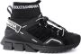 Dolce & Gabbana Zwarte HighTop Sok Sneakers Sorrento Model Black Dames - Thumbnail 2