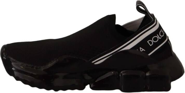 Dolce & Gabbana Zwarte Sorrento Slip On Sneakers Black