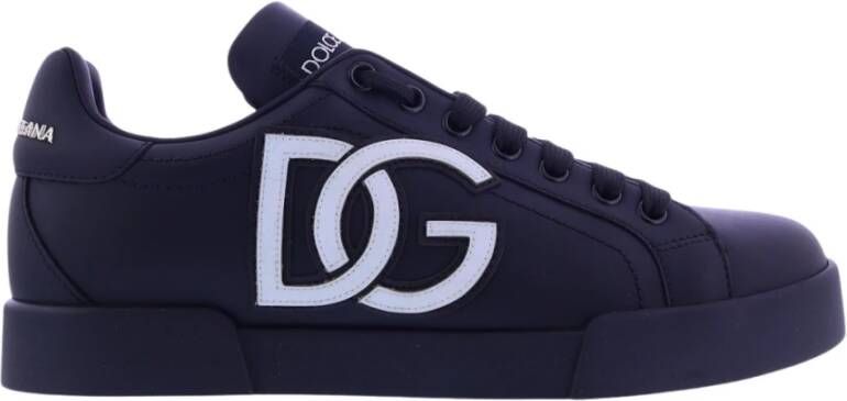 Dolce & Gabbana Upgrade je sneakercollectie met leren sneakers voor vrouwen Black Dames