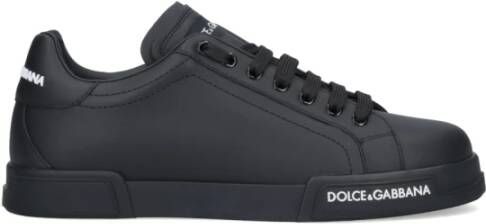 Dolce & Gabbana Vetersluiting in leer in meerdere kleuren Black Heren
