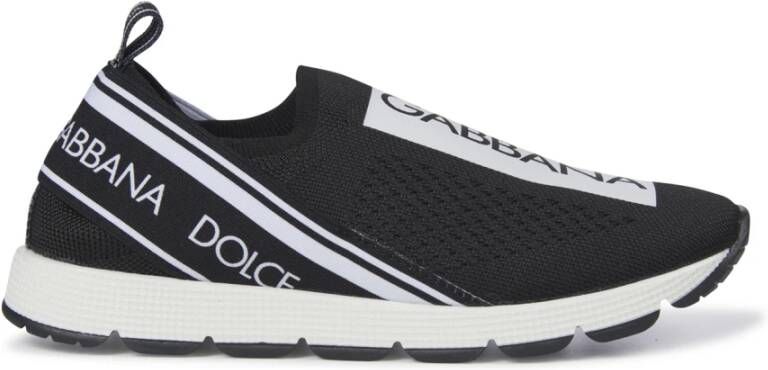 Dolce & Gabbana Kids Sneakers met logoprint Zwart - Foto 1