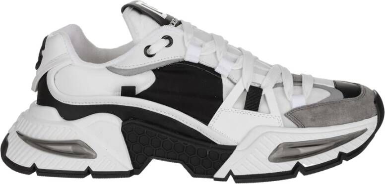 Dolce & Gabbana Verhoog je sneaker game met gladleren trainers Black Heren