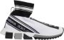 Dolce & Gabbana Slip-On Sok Sneakers met Gekerfde Zool - Thumbnail 1