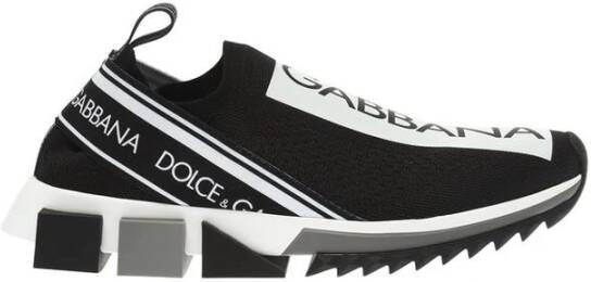 Dolce & Gabbana Sorrento Sportschoenen With Logo Zwart Dames - Foto 1