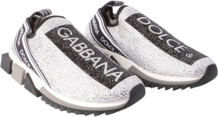 Dolce & Gabbana Sorrento Strass Sneakers voor vrouwen