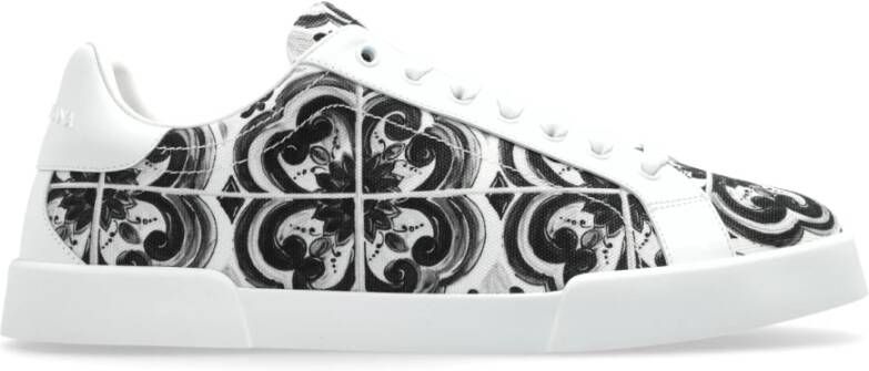 Dolce & Gabbana Sportschoenen met Majolica-print