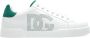 Dolce & Gabbana Witte Sneakers Groene Details Stijlvol White Heren - Thumbnail 4