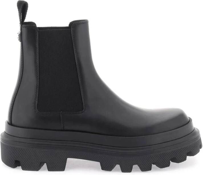 Dolce & Gabbana Stijlvolle Bootie voor Vrouwen Black Heren