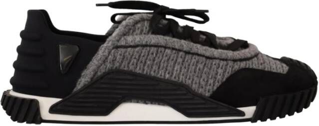 Dolce & Gabbana Stijlvolle Gebreide Casual Sneakers