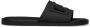 Dolce & Gabbana Rubberen Slides met Uitgesneden DG-logo Black Heren - Thumbnail 1