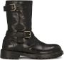 Dolce & Gabbana Stijlvolle Leren Laarzen Black Heren - Thumbnail 2