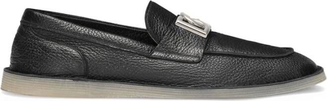 Dolce & Gabbana Stijlvolle Loafers voor Mannen Black Heren