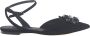 Dolce & Gabbana Zwarte leren kristallen slingback sandalen schoenen Black Dames - Thumbnail 9