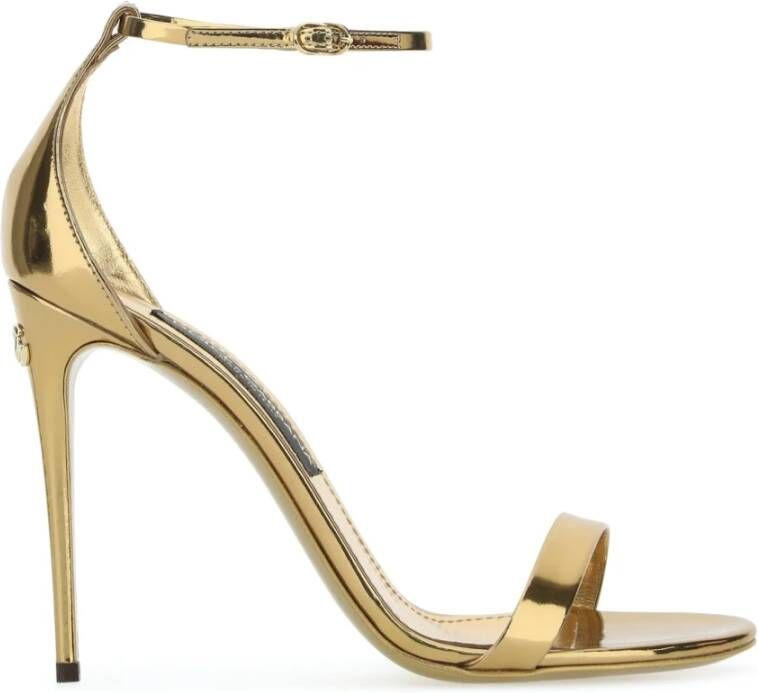 Dolce & Gabbana Stijlvolle Sandalen voor Mannen en Vrouwen Yellow Dames