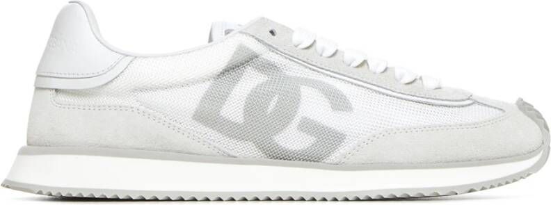 Dolce&Gabbana Low-Top Sneakers Low Air Fastening Dg Logo On The Side in wit