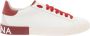 Dolce & Gabbana Witte Sneakers Portofino Lichtrood White Heren - Thumbnail 1