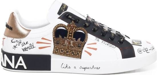 Dolce & Gabbana Stijlvolle Sneakers White Heren