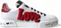 Dolce & Gabbana Stijlvolle Witte Portofino Leren Sneakers White Dames - Thumbnail 16