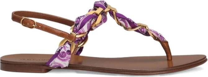 Dolce & Gabbana Stijlvolle Zomer Sandalen