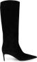 Dolce & Gabbana Suede Boot met DG Logo Hak Black Dames - Thumbnail 4
