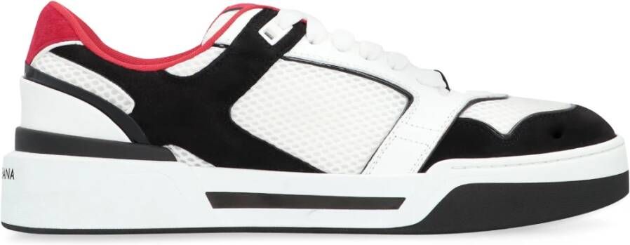 Dolce & Gabbana Suède Leren Low-top Sneakers White Heren