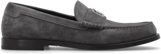 Dolce & Gabbana Suède loafers Gray Heren