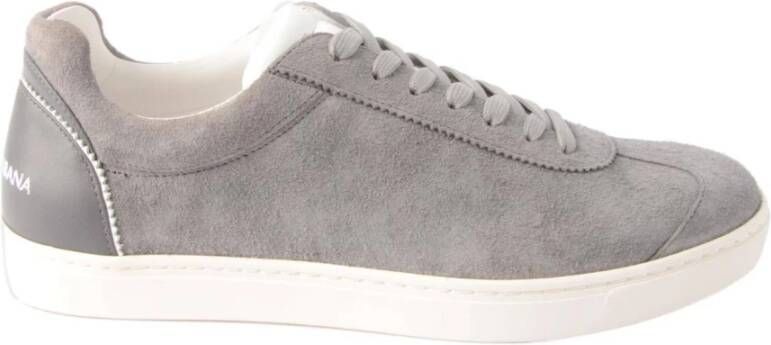 Dolce & Gabbana Suede London Lage Top Sneakers