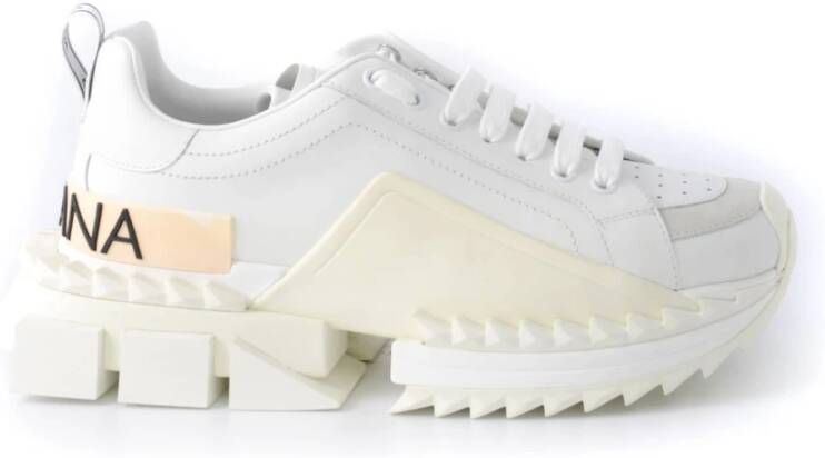 Dolce & Gabbana Superqueen Platform Sneakers White Dames