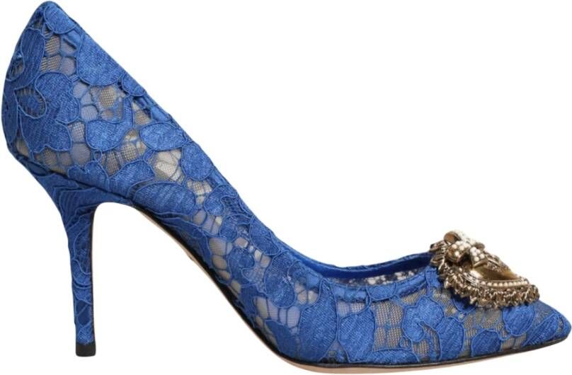 Dolce & Gabbana Taormina Lace Devotion Pumps