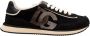 Dolce & Gabbana Velvet en suède kussen sneakers zwart ivoor Black Heren - Thumbnail 4
