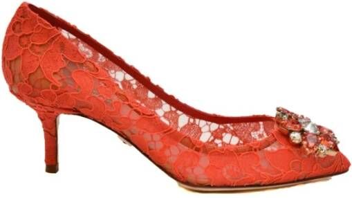 Dolce & Gabbana Verhoog je stijl met stijlvolle pumps Red Dames