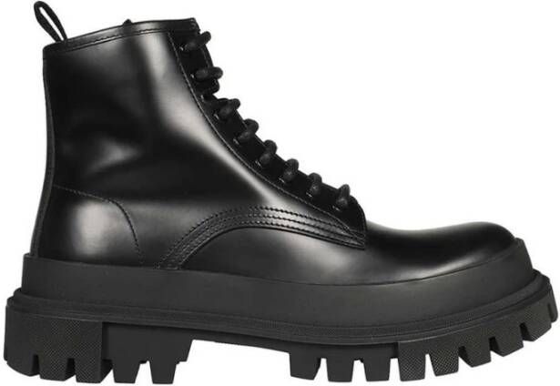 Dolce & Gabbana Veterschoenen Black Heren