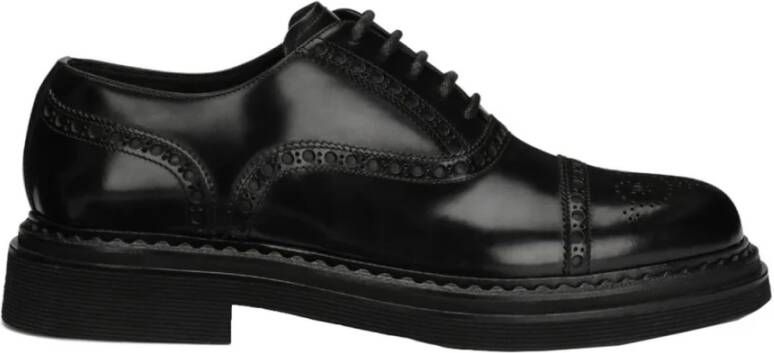 Dolce & Gabbana Veterschoenen in Oxford-stijl van leer Black Heren