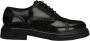 Dolce & Gabbana Premium Zwart Leren Oxford Veterschoenen Black Heren - Thumbnail 14